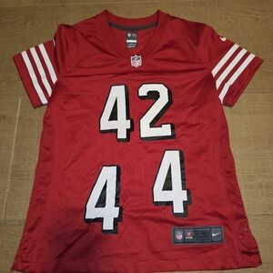 San Francisco 49ers Custom Lott Jersey Womens
